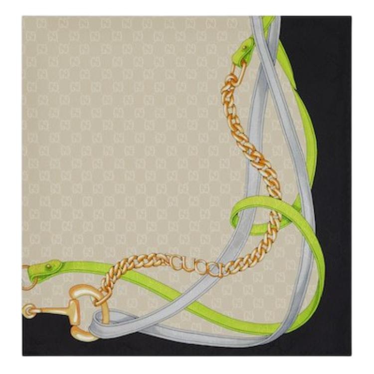 Gucci Silk Scarf — фото 2