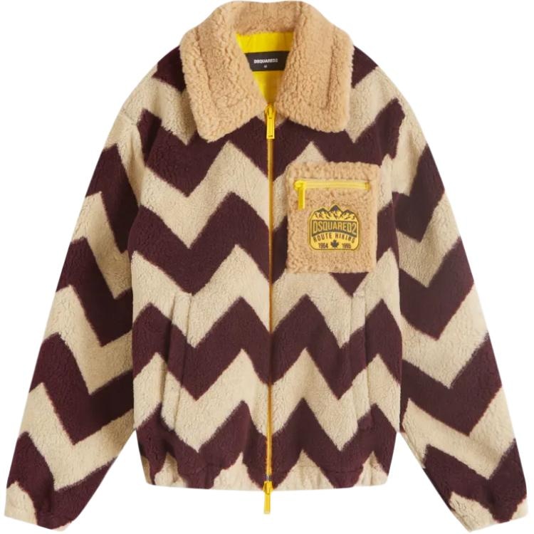DSQUARED 2 DSQUARED2 Zip Collar Jacket Beige