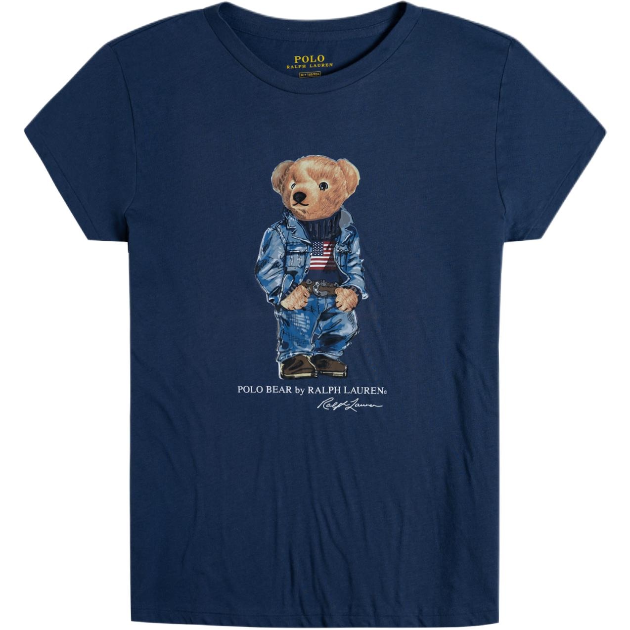 Polo Ralph Lauren Bear Print T-Shirt Navy