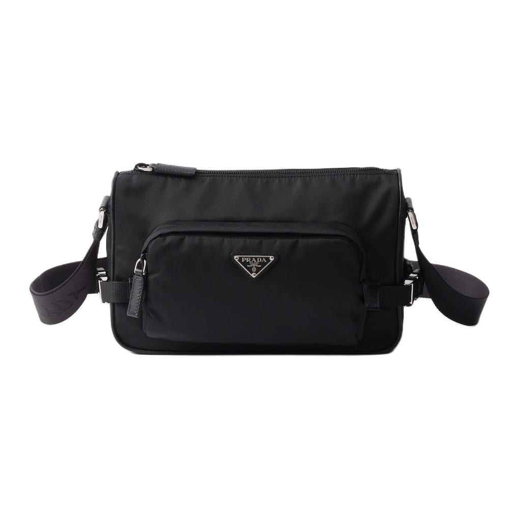 Prada Re-Nylon Shoulder Bag Black