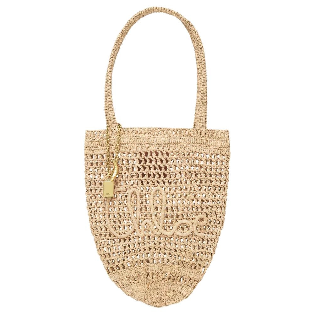 Chloe/蔻依 Chloe Summer Banana Raffia Tote