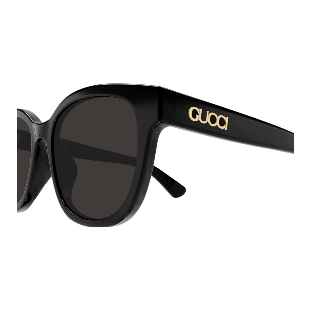 Gucci Round Acetate Sunglasses Black — фото 3