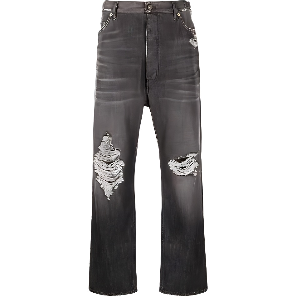 Джинсы Balenciaga SS22 Distressed Jeans