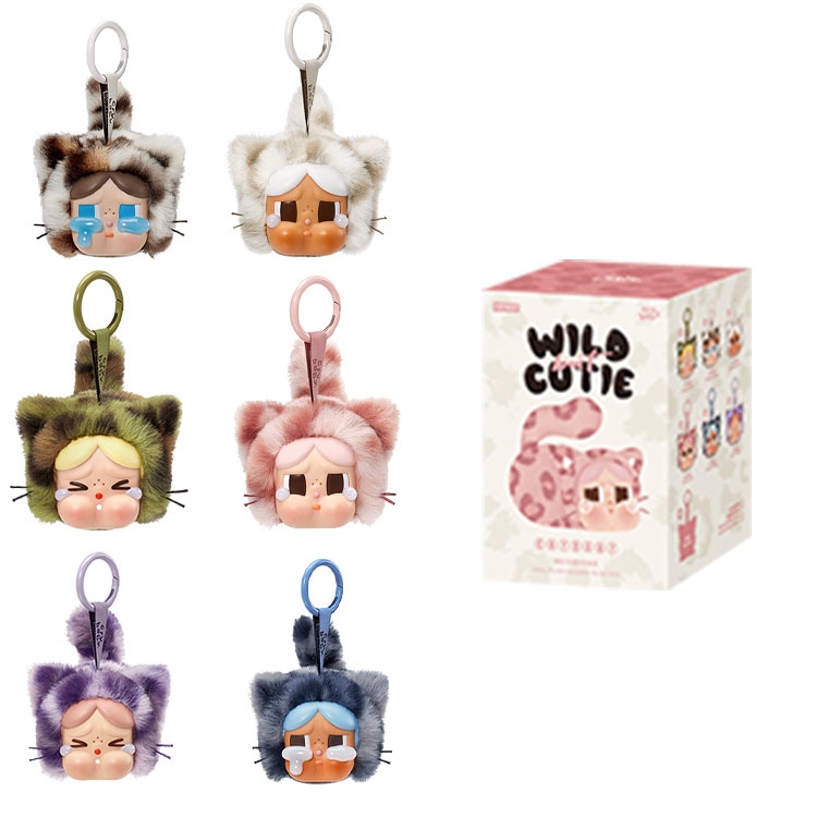 泡泡玛特 POP MART POP MART Crybaby Series Plush Keychain Blind Box