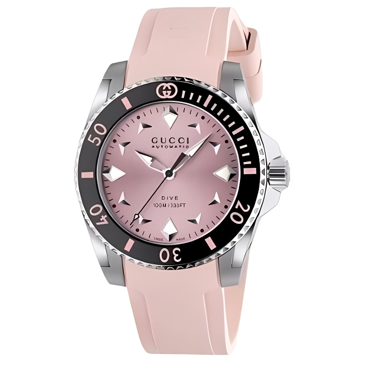 Часы Gucci Dive 36mm Pink