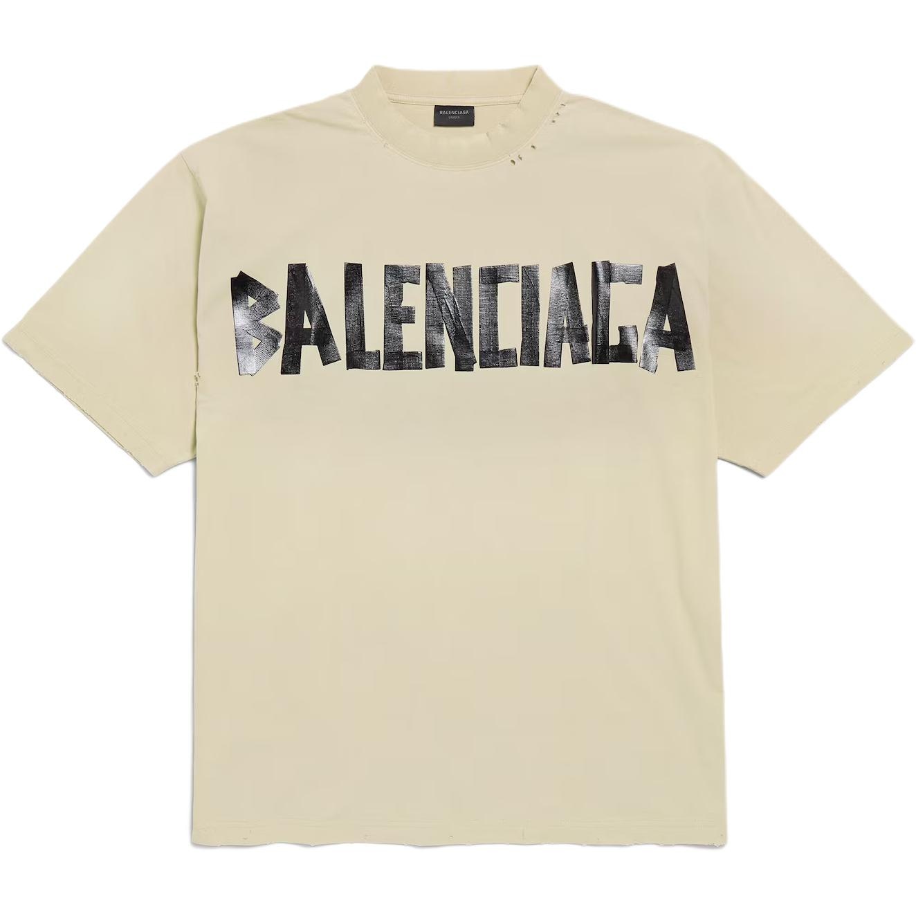 Balenciaga T-Shirt Beige — фото 9