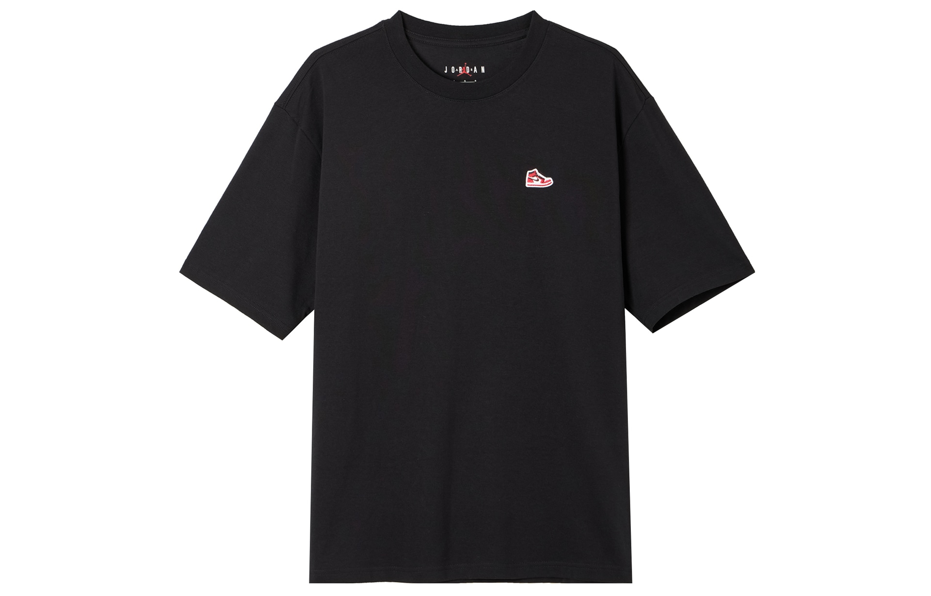 Jordan T-Shirt Black/Red — фото 5