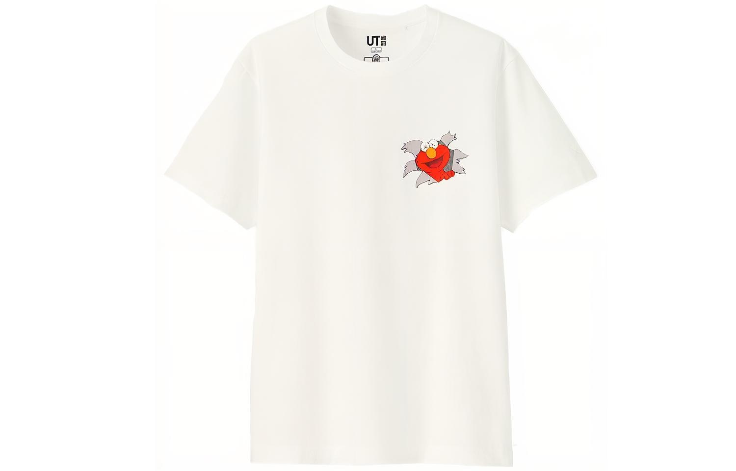 UNIQLO/优衣库 UNIQLO x KAWS x Sesame Street T-Shirt White