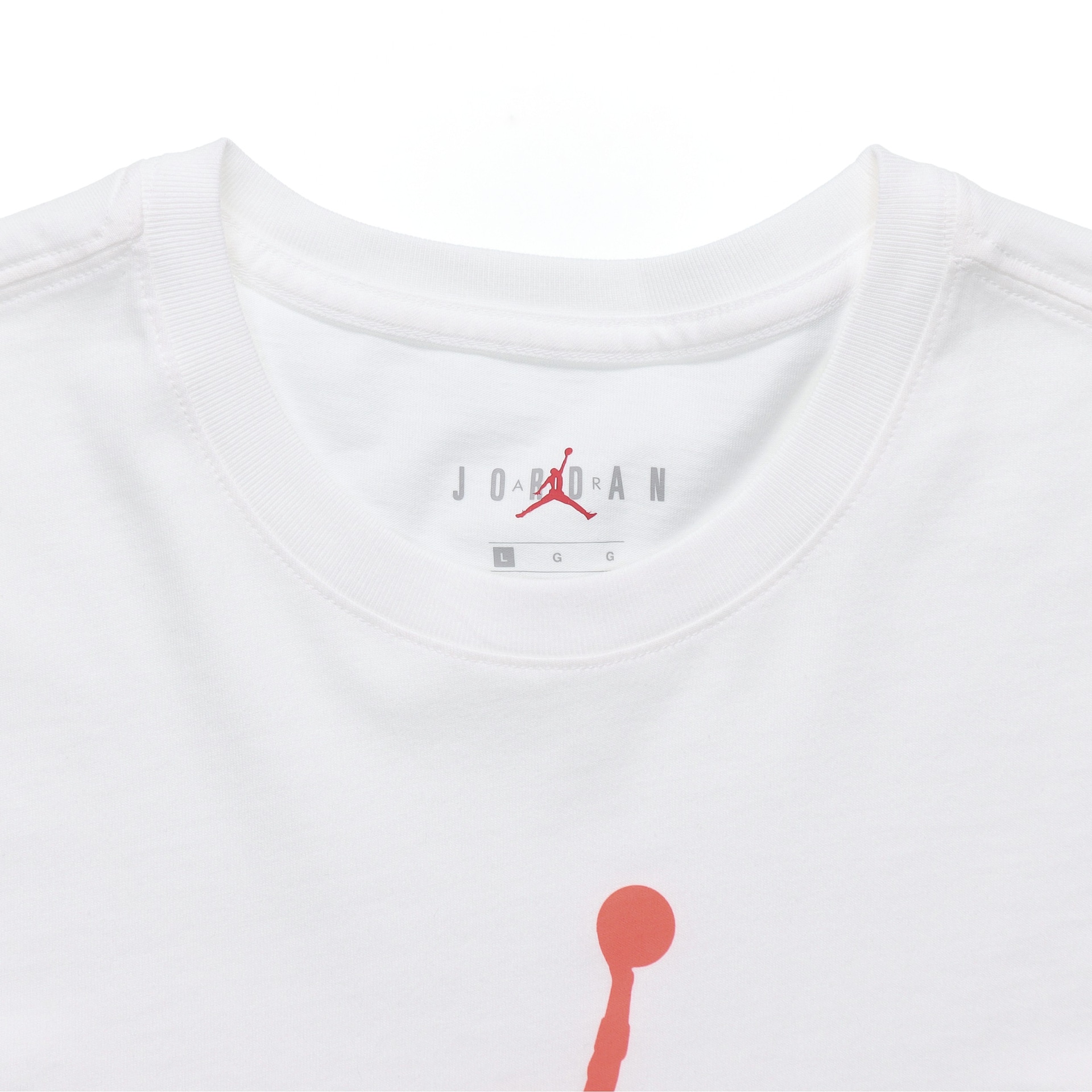 Jordan Wordmark Logo T-Shirt White — фото 4