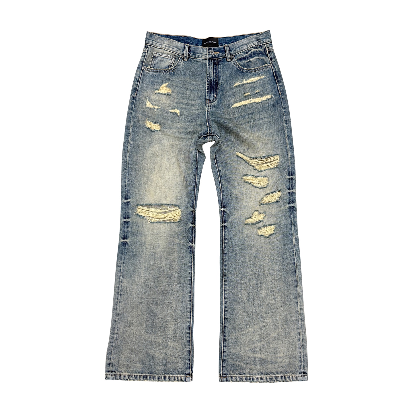EPOWER PRESENTS EPOWER Nevada Distressed Jeans