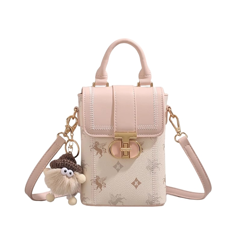 PESASRIE Pegasus PU Phone Bag Pink