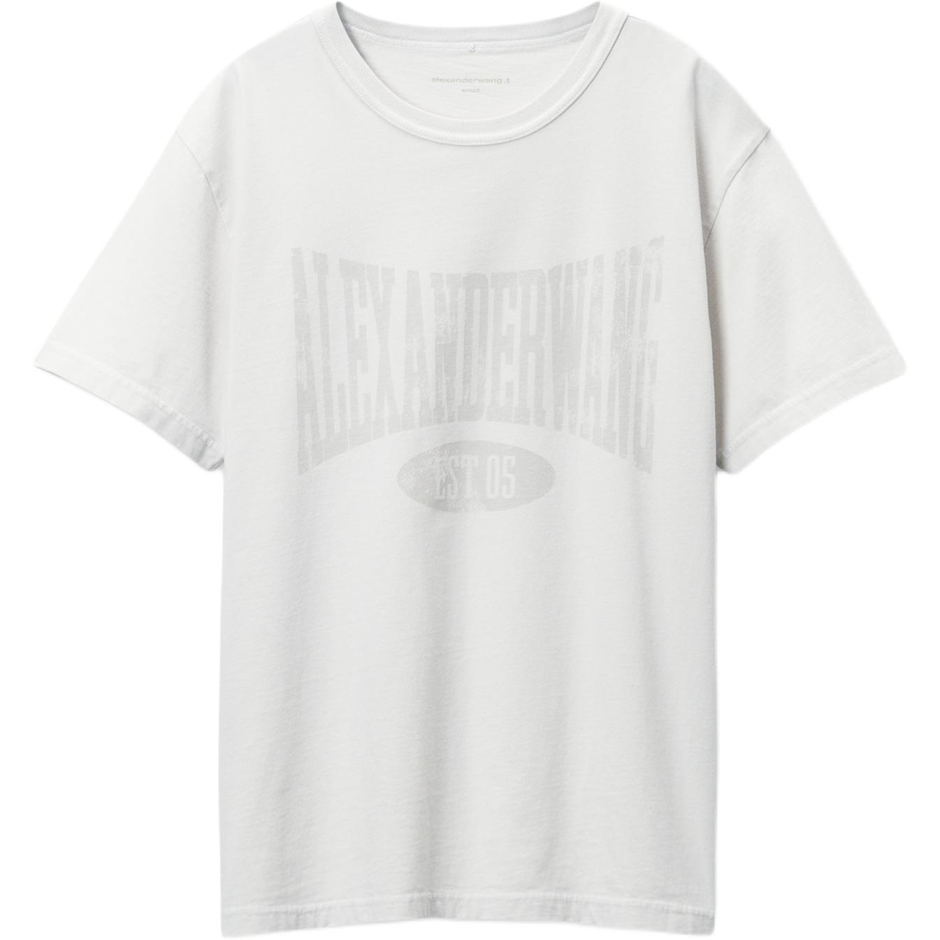 Alexander Wang Logo Print T-Shirt White