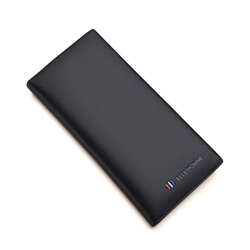 ELLE HOMME Slim Long Wallet Black
