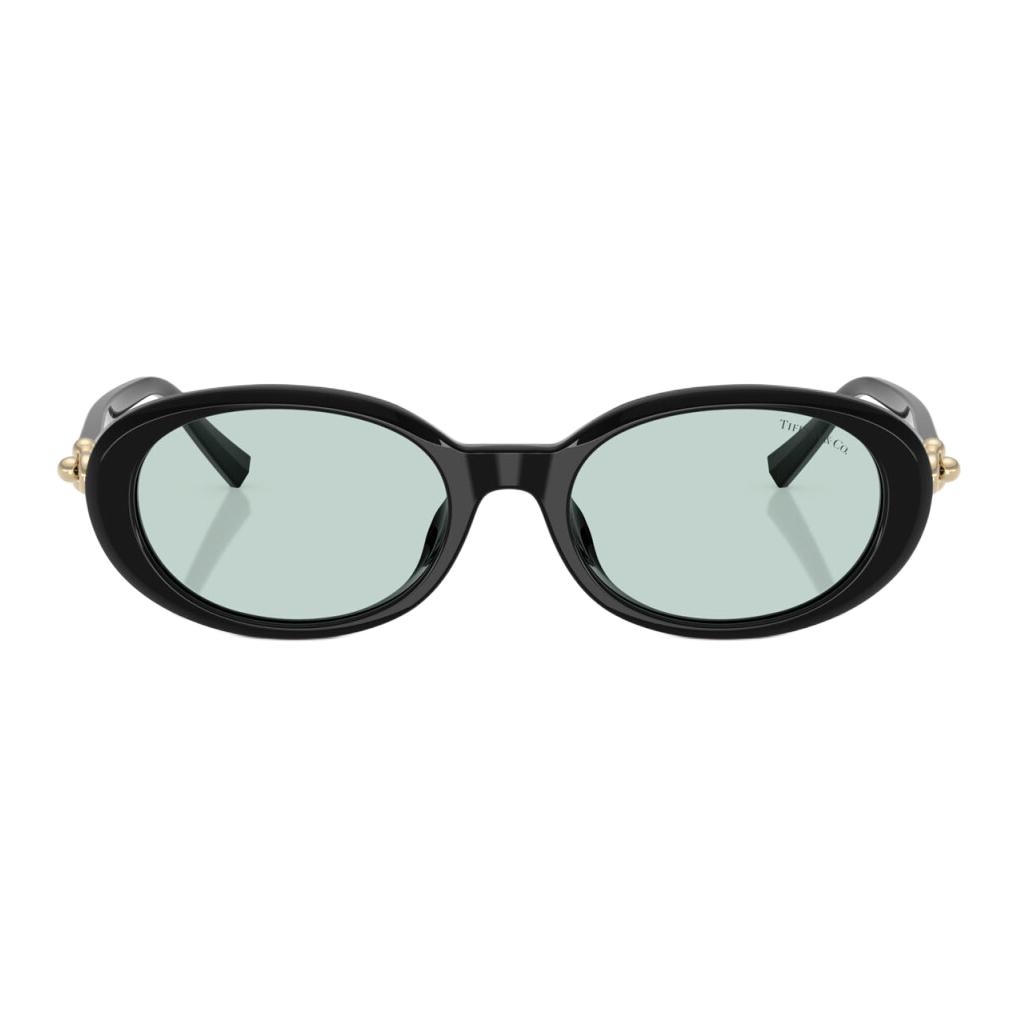 Tiffany & Co. Oval Acetate Sunglasses Black — фото 4