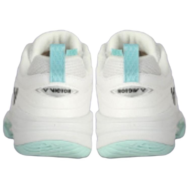 Victor Low-Cut Badminton Shoes White Green — фото 9