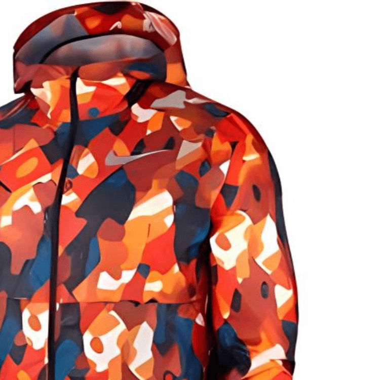 Nike Camo Windbreaker Jacket — фото 1