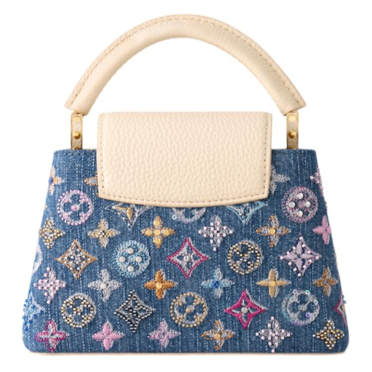 Louis Vuitton Capucines Monogram Denim — фото 5