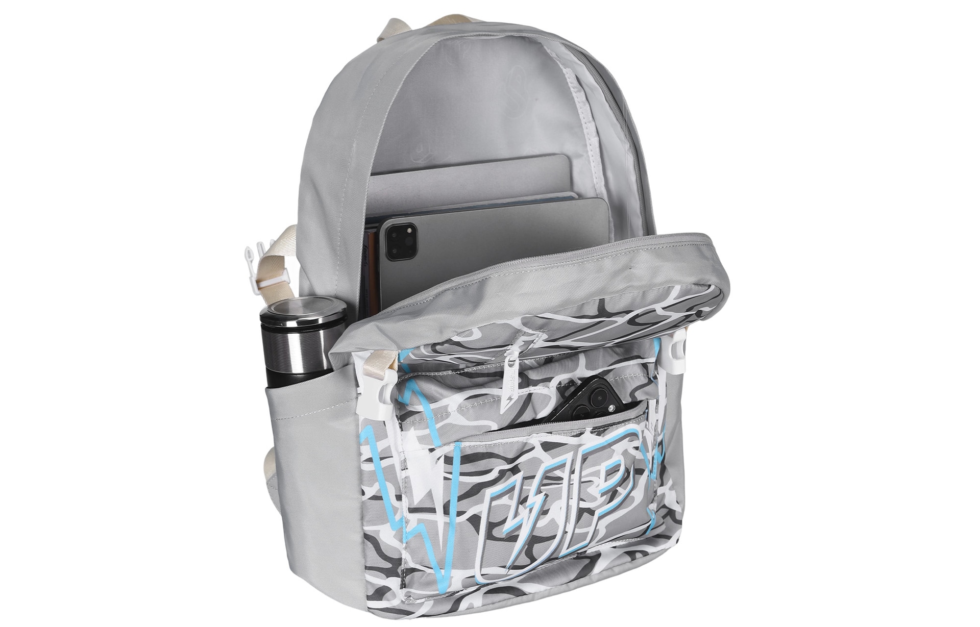 Turn Up Lightning Backpack Gray — фото 3