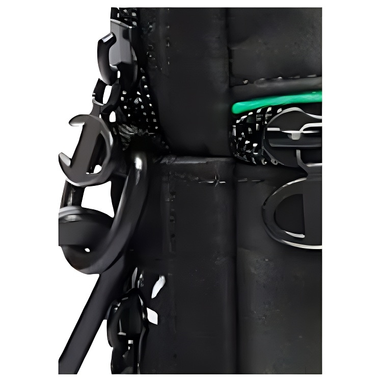 Champion Classic Logo Crossbody Bag Black — фото 3
