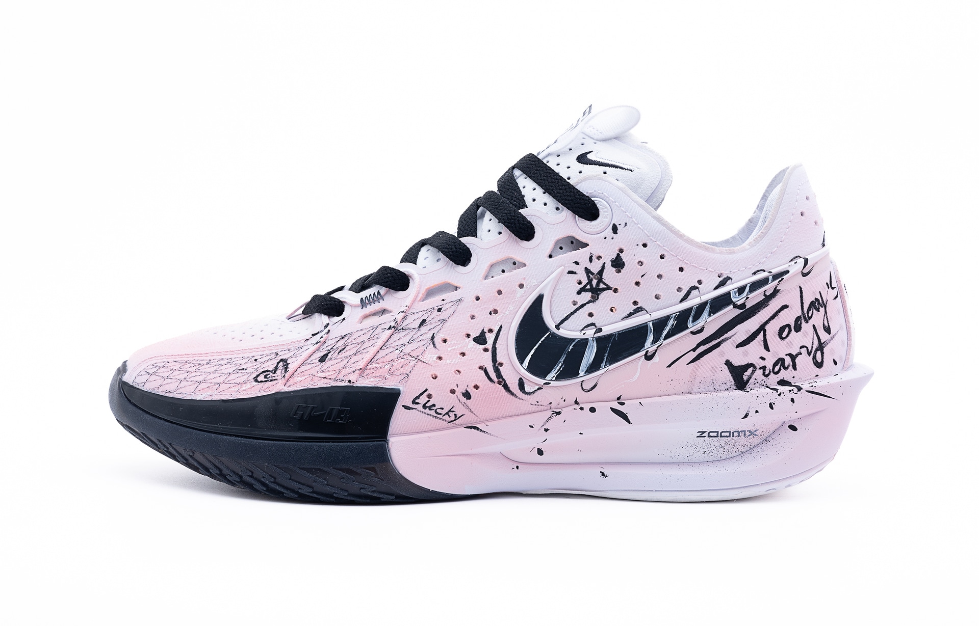 Nike Air Zoom G.T. Cut 3 Pink Lucky Day Gradient Heart — фото 7