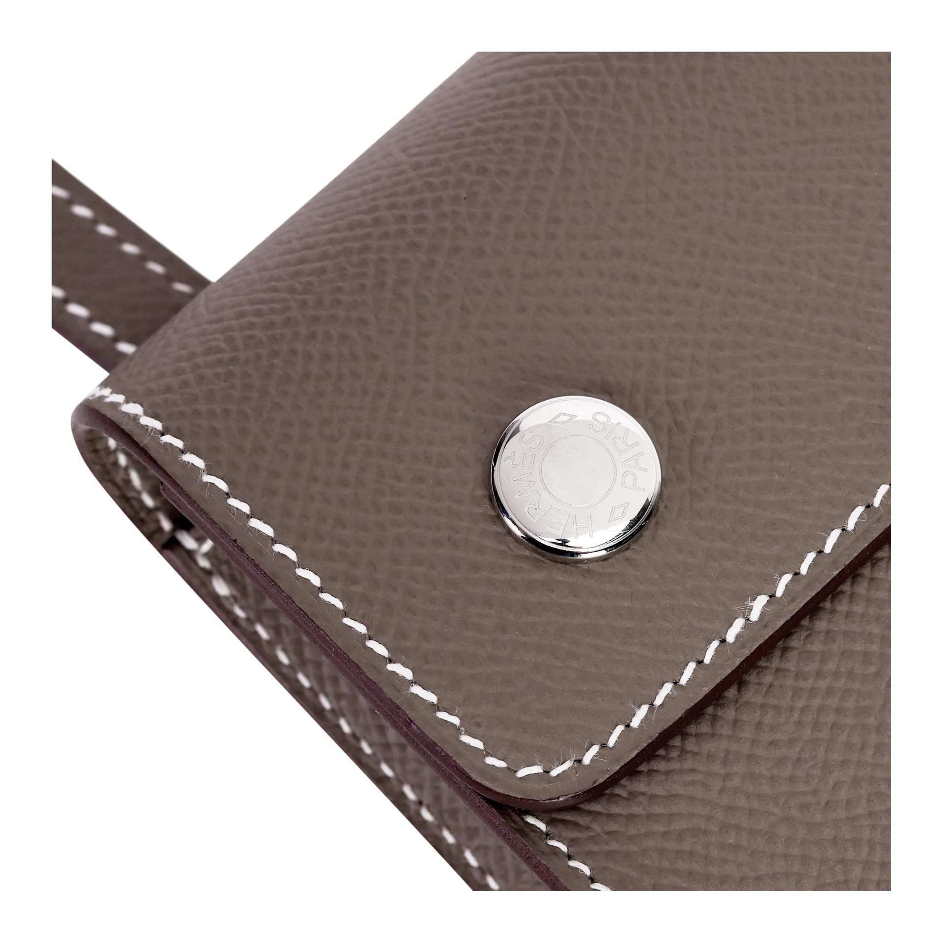 Hermes Epsom Wallet Etoupe Grey — фото 6