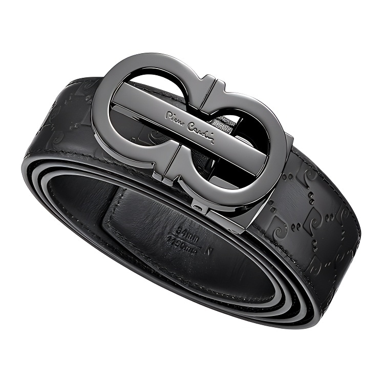 PIERRE CARDIN/皮尔卡丹 Pierre Cardin Automatic Buckle Belt Black