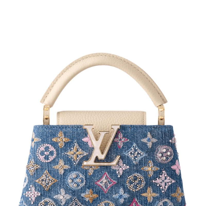 Louis Vuitton Capucines Monogram Denim — фото 7