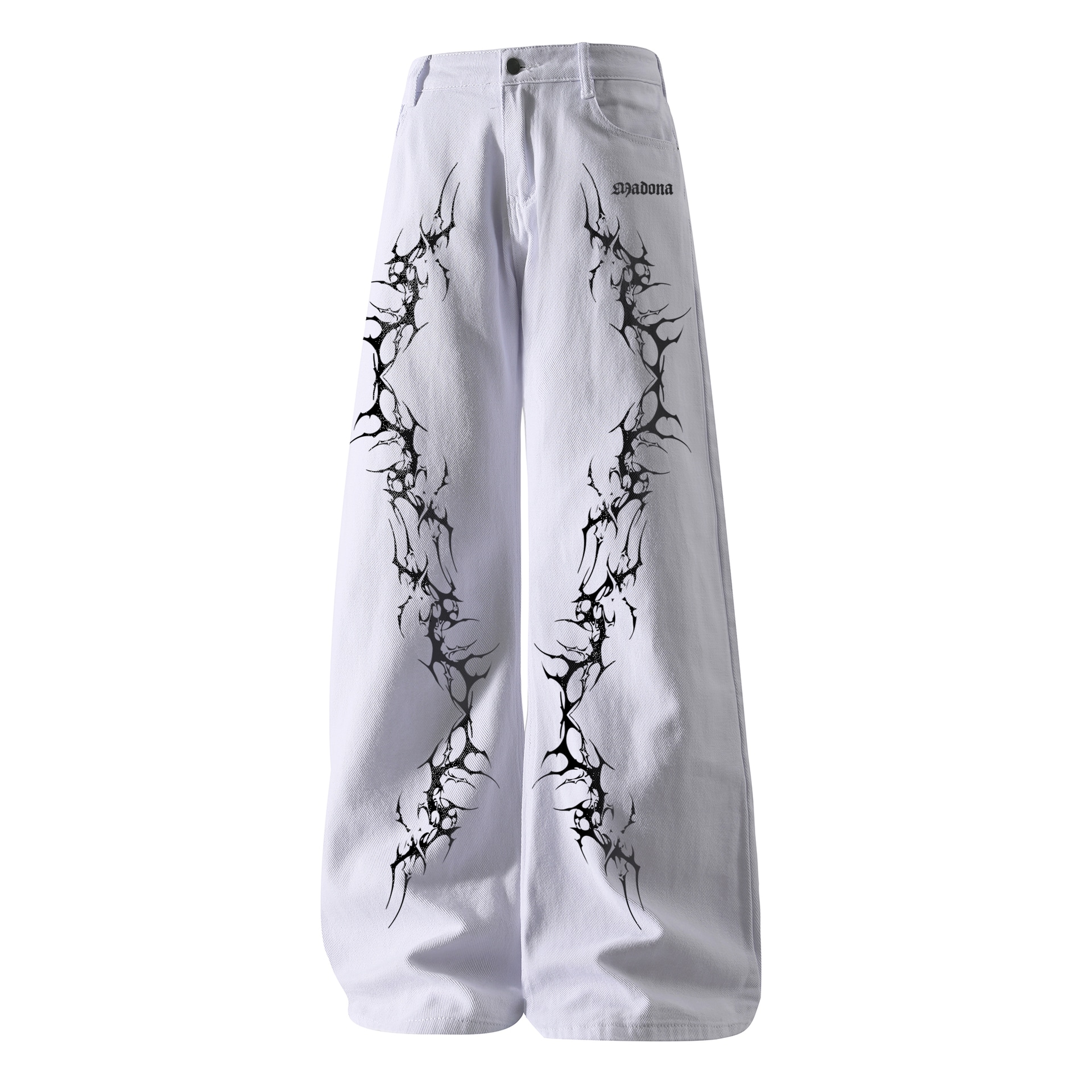 MADONA Vintage Lightning Logo Jeans
