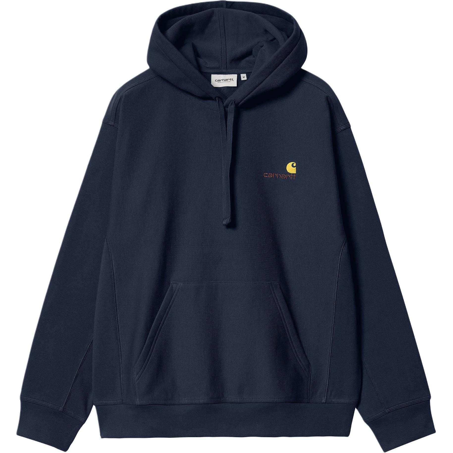 Худи Carhartt WIP Hooded American Script Sweat Air Force Blue