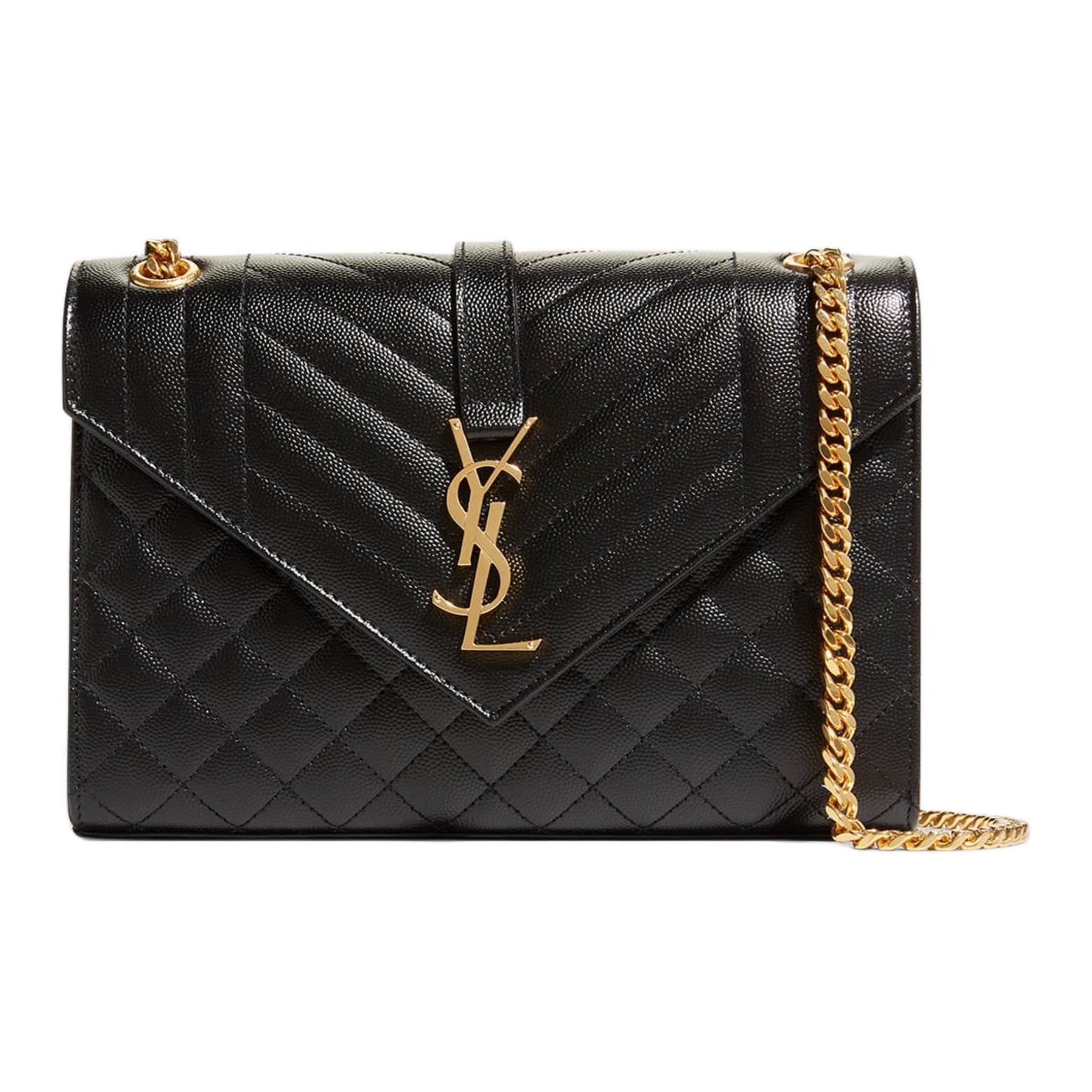 SAINT LAURENT/圣罗兰 Saint Laurent Envelope Bag Black