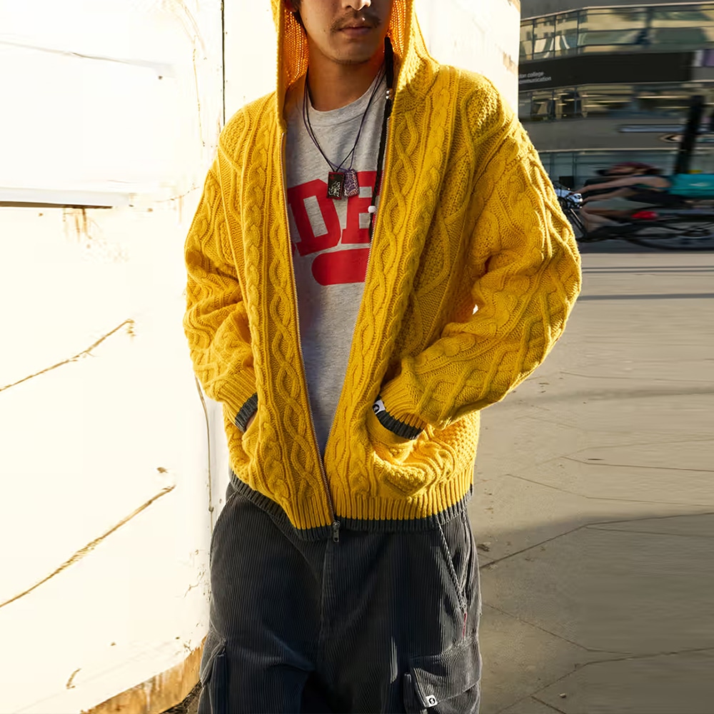 Supreme x GOODENOUGH Zip Up Hooded Sweater — фото 8
