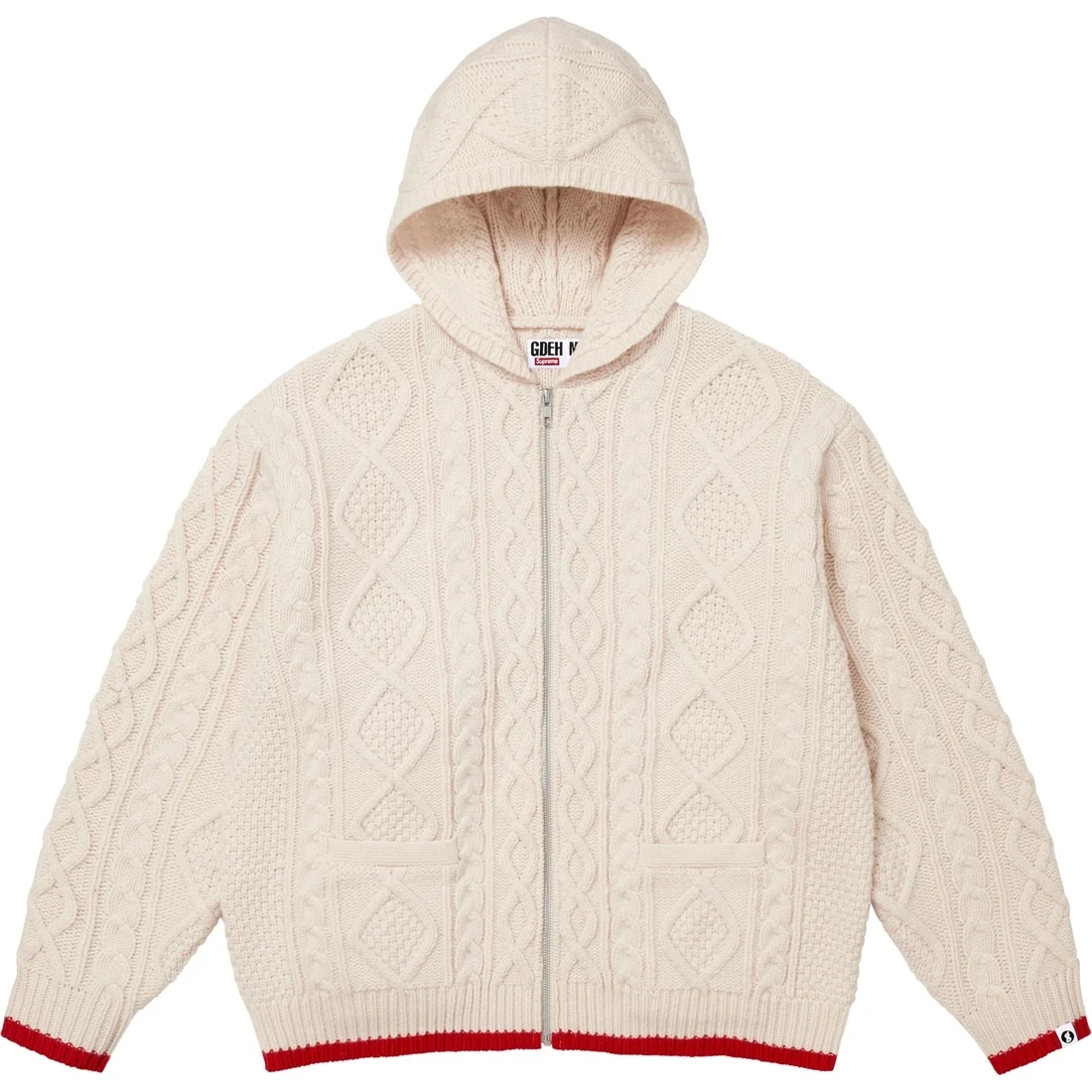 Supreme x GOODENOUGH Zip Up Hooded Sweater — фото 4