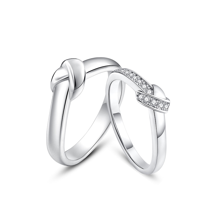 FANCI 范琦 FANCI Weave Heart Ring Closed Band 925 Silver