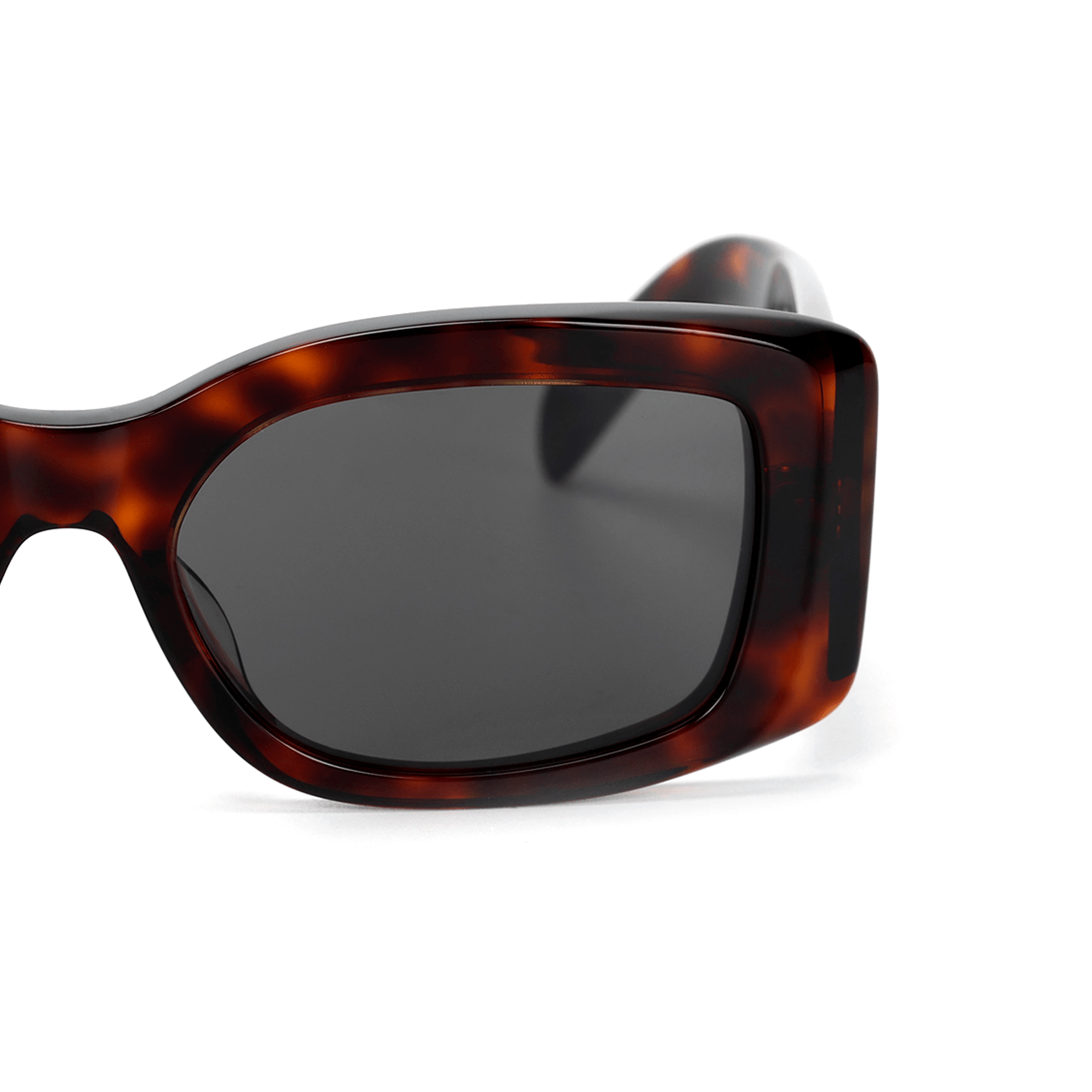 Celine Logo Square Sunglasses Tortoiseshell — фото 4