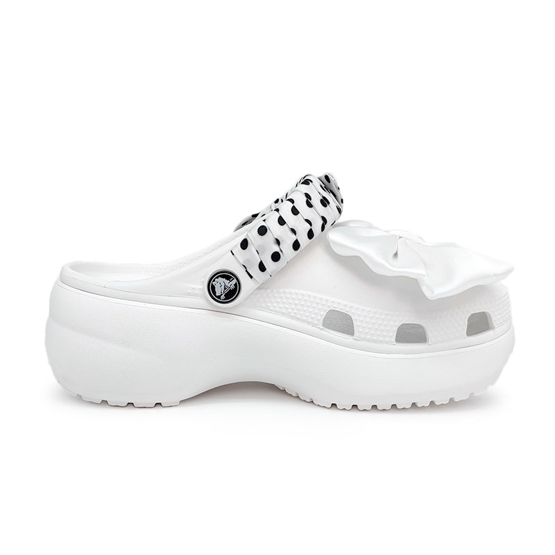 Crocs Classic Platform Clog White — фото 6