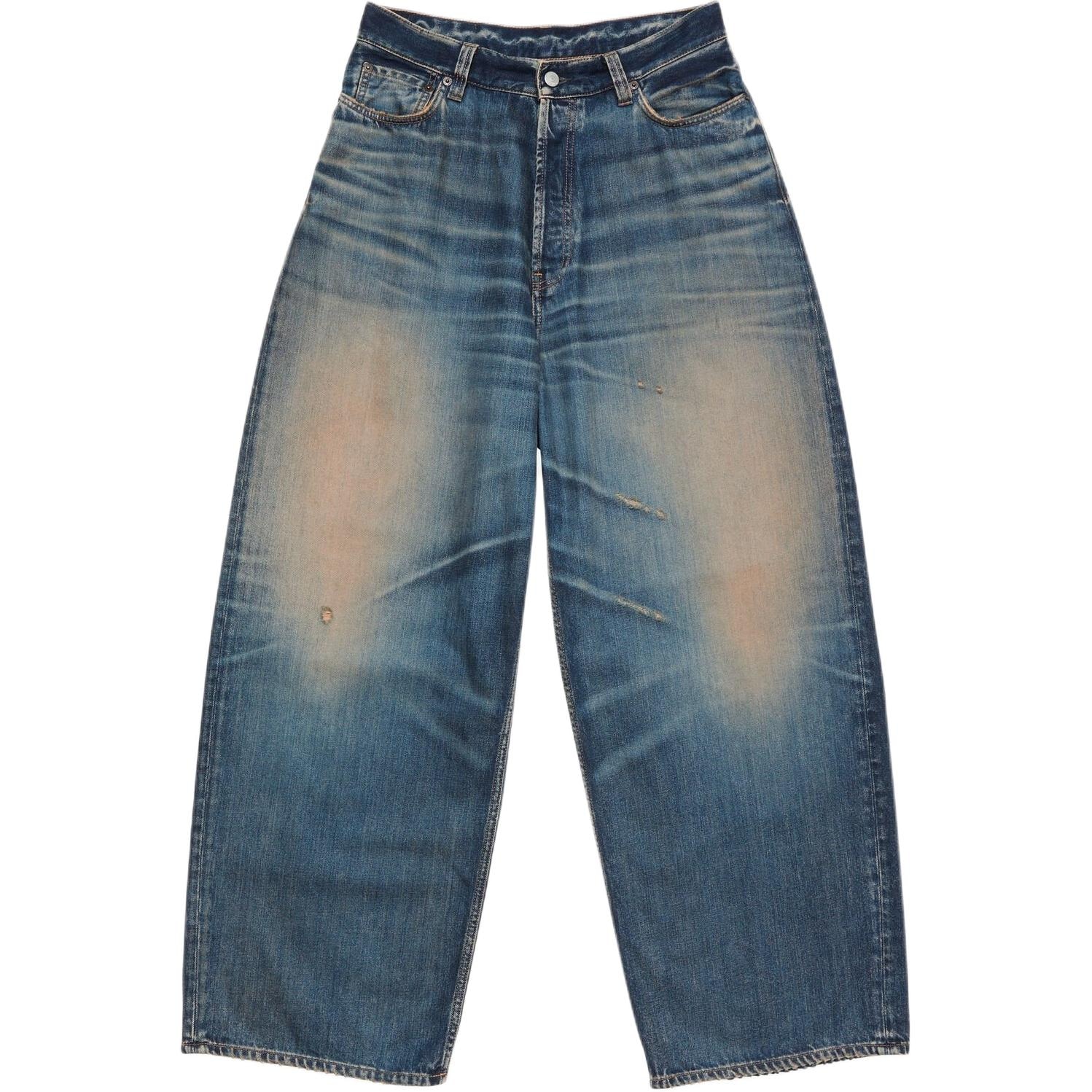 Acne Studios SS25 Vintage Washed Wide Jeans