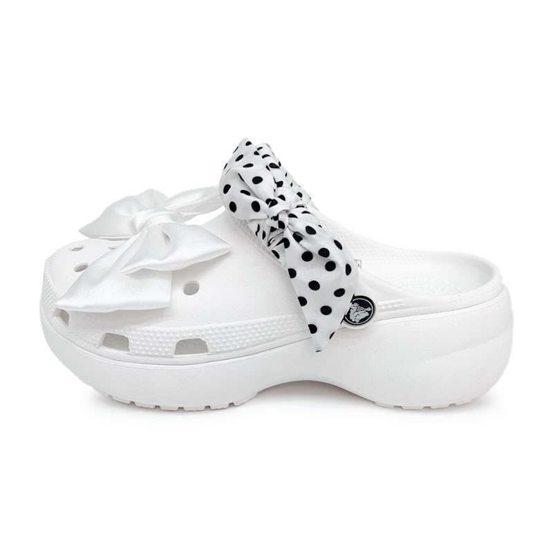 Crocs Classic Platform Clog White — фото 5