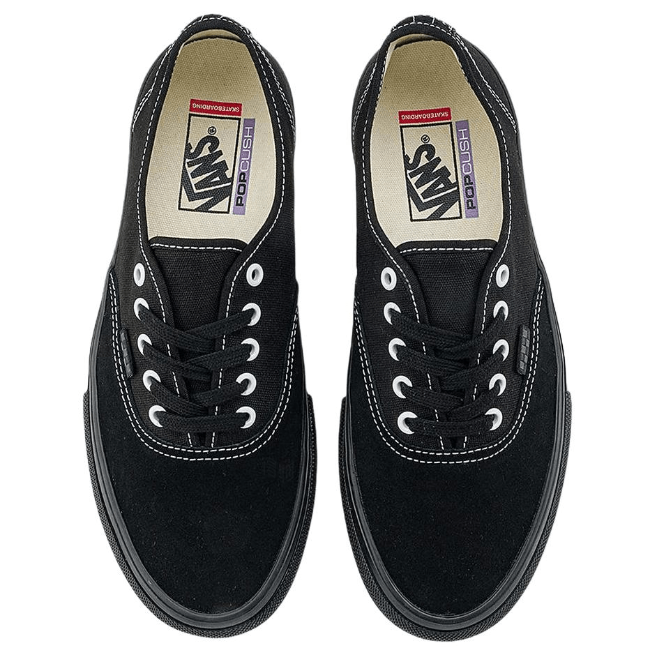 Vans Skate Authentic Black White — фото 6