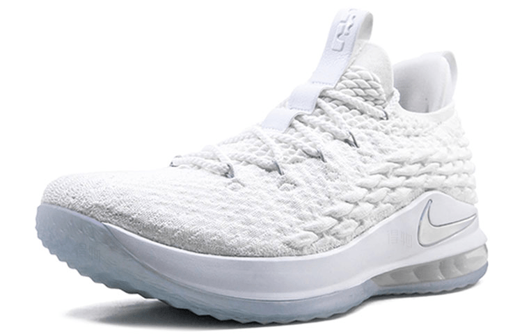Nike Lebron 15 Low White Metallic Silver — фото 6