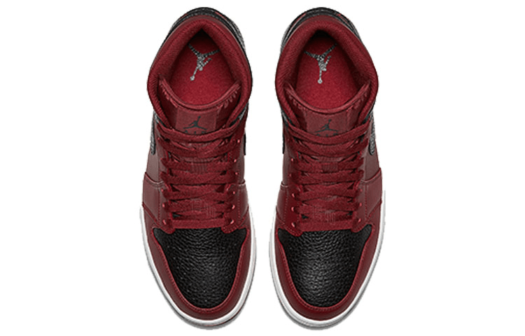 Jordan Air Jordan 1 Mid Black Red — фото 7