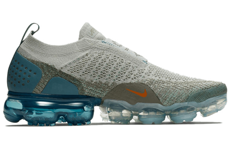 Nike VaporMax Moc 2 Light Silver Campfire Orange Celestial Teal — фото 6