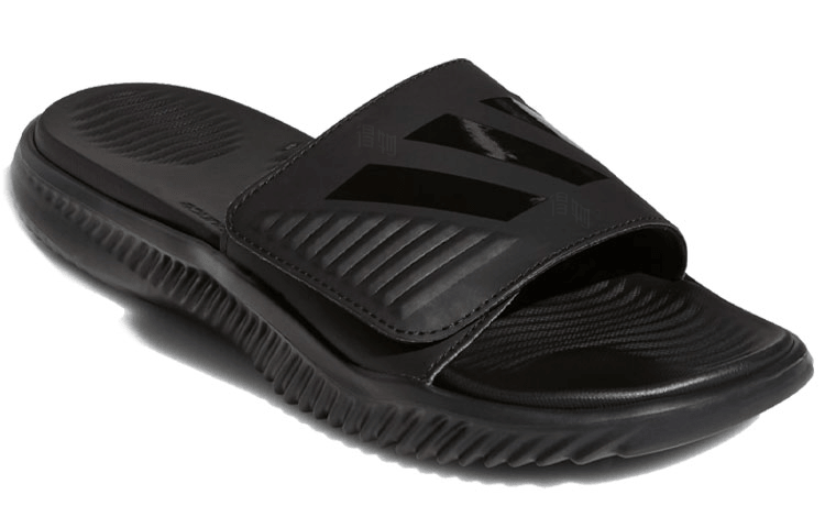 Adidas AlphaBounce Black Slides — фото 9
