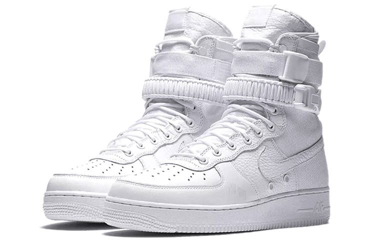 Nike Air Force 1 SF Triple White — фото 8