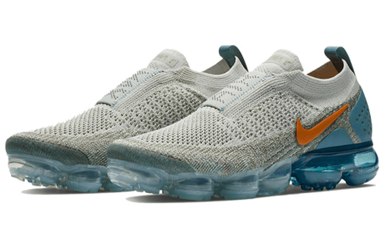 Nike VaporMax Moc 2 Light Silver Campfire Orange Celestial Teal — фото 7