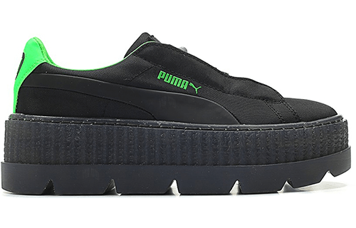Puma Rihanna Fenty Cleated Creeper Surf Black Green — фото 5