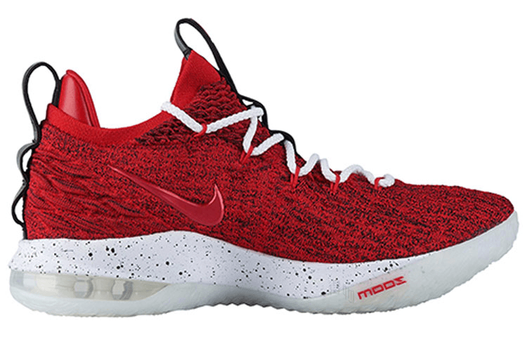 Nike Lebron 15 Low University Red — фото 6