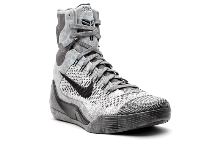 Nike Kobe 9 Elite High Basketball Gray Black — фото 7
