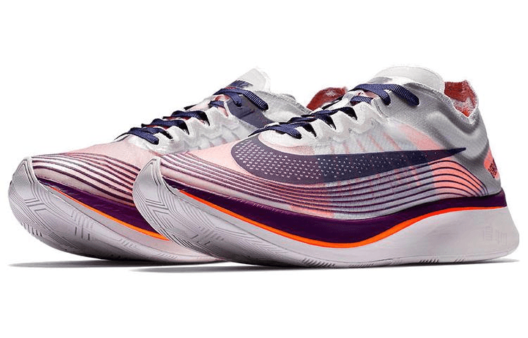 Nike Zoom Fly 1 Purple Orange — фото 7