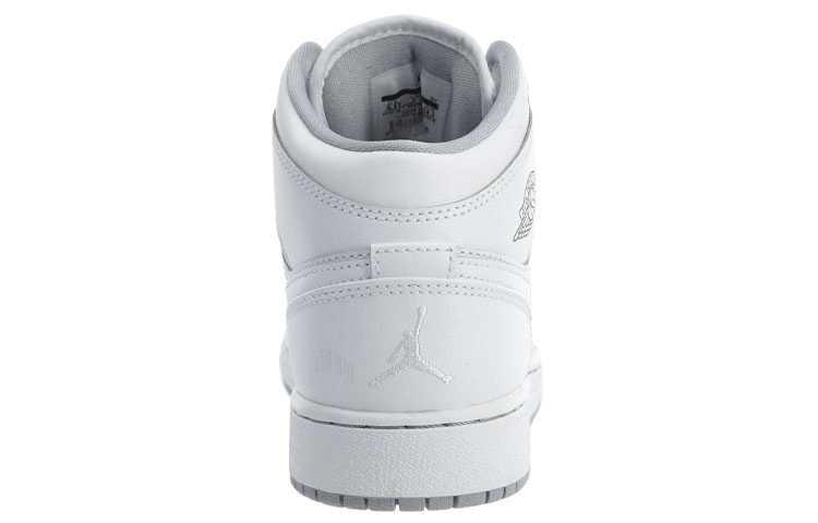 Jordan Air Jordan 1 Mid White Grey — фото 6