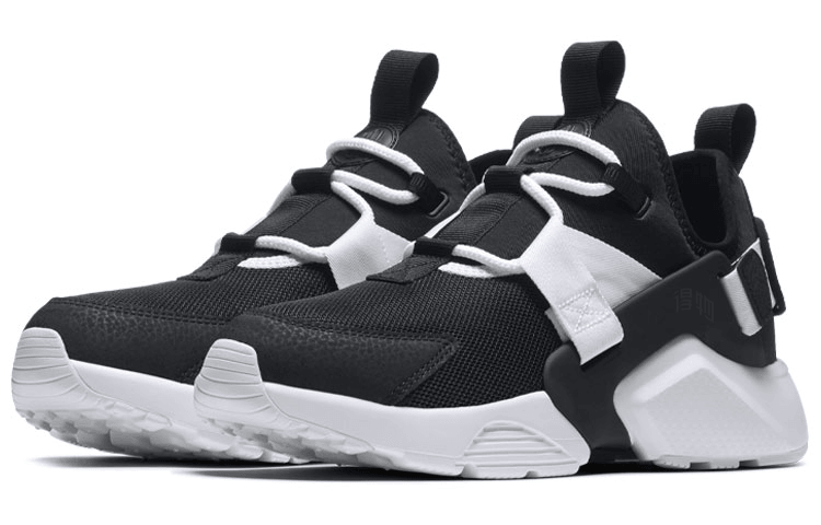 Nike Huarache City Low Black White — фото 8